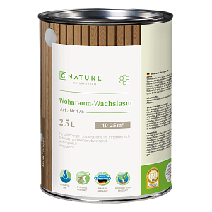 475/476 Воск-лазурь для внутренних работ GNATURE