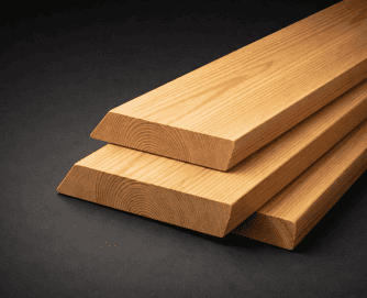 Скошенный планкен из лиственницы