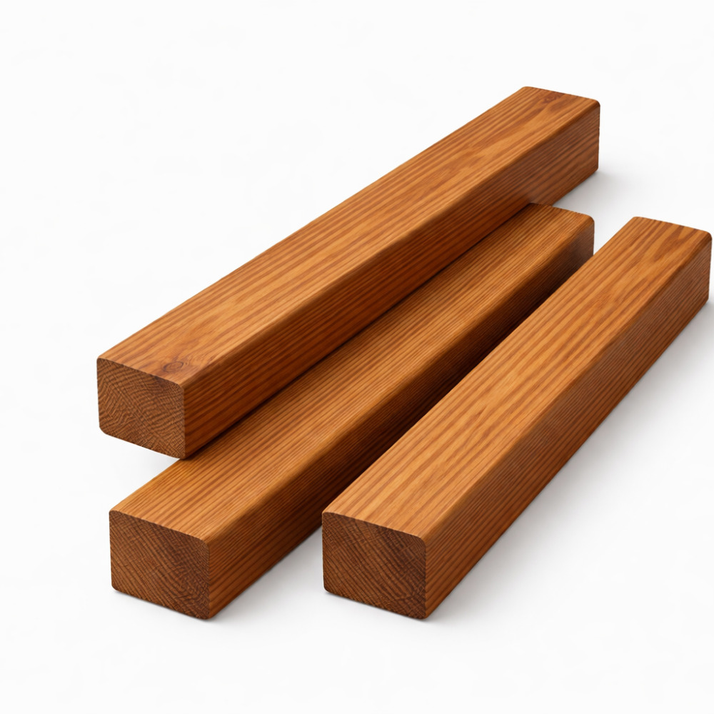 Фасадный брусок из термопихты, 40*40*800-4000 мм.