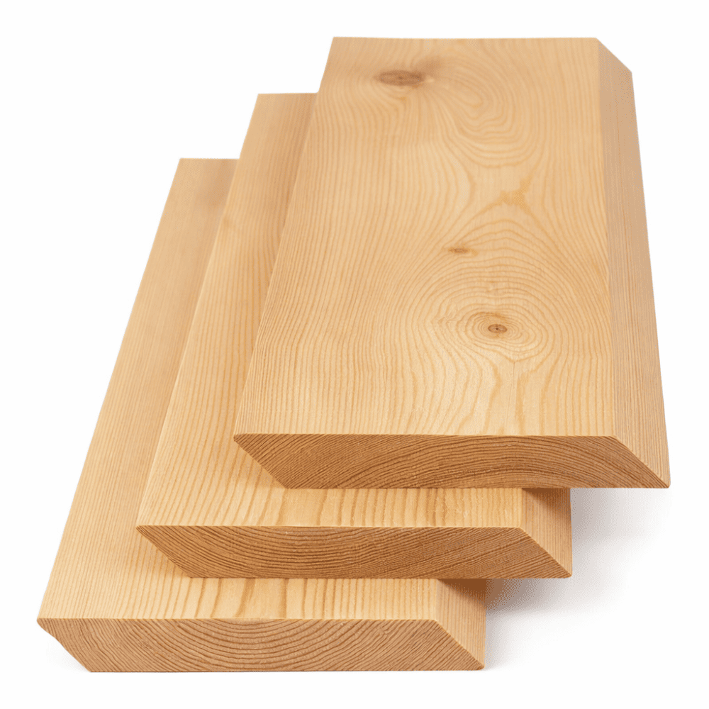 Планкен из лиственницы, скошенный, 20*140 мм.