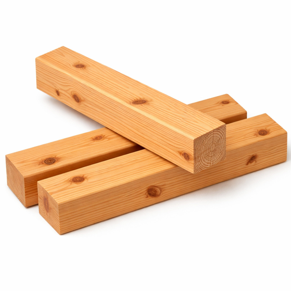 Фасадный брусок из лиственницы, 45*45 мм. 