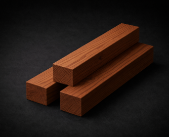 Фасадный брусок из термопихты