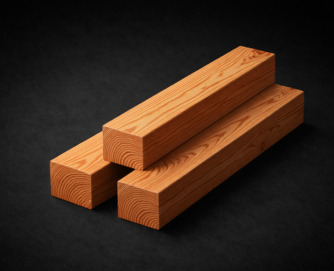 Фасадный брусок из лиственницы