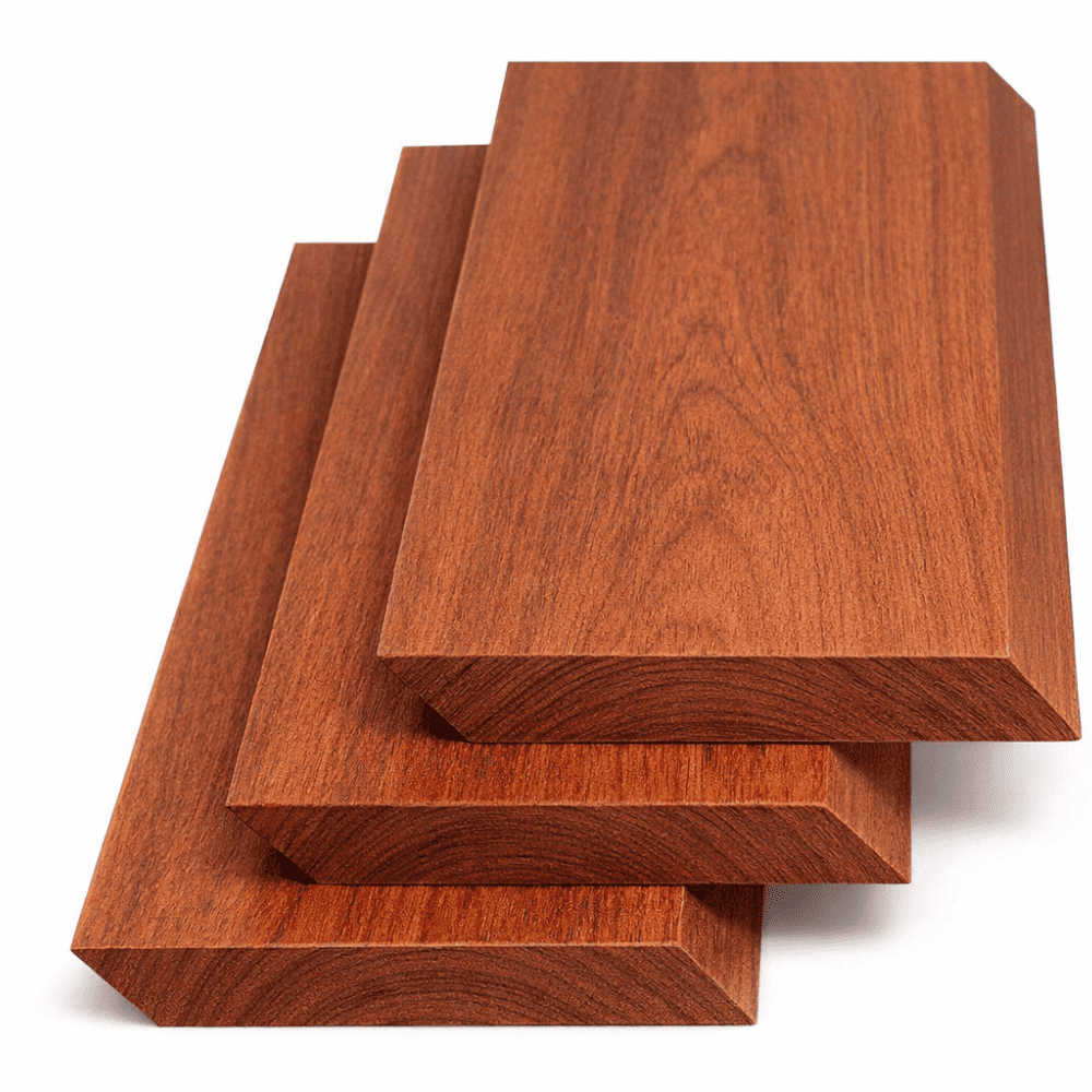 Планкен скошенный из кумару, 19*140*1853-4290 мм.