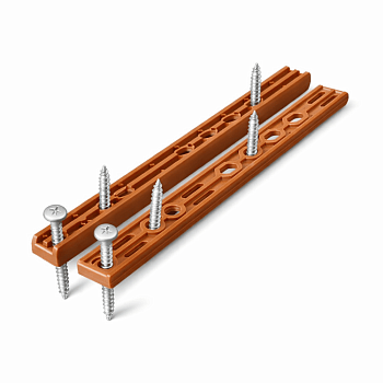Скрытый крепеж для терраснной и фасадной доски UNO 180M (коричневый)