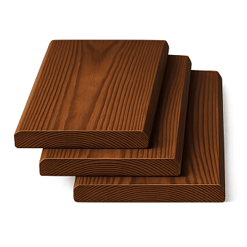 Прямой планкен из термососны 18×130 мм на фасаде современного дома